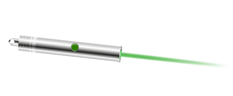 a laser pointer