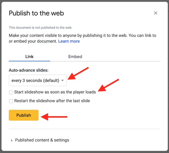 How To Make Slides Transition Automatically In Google Slides