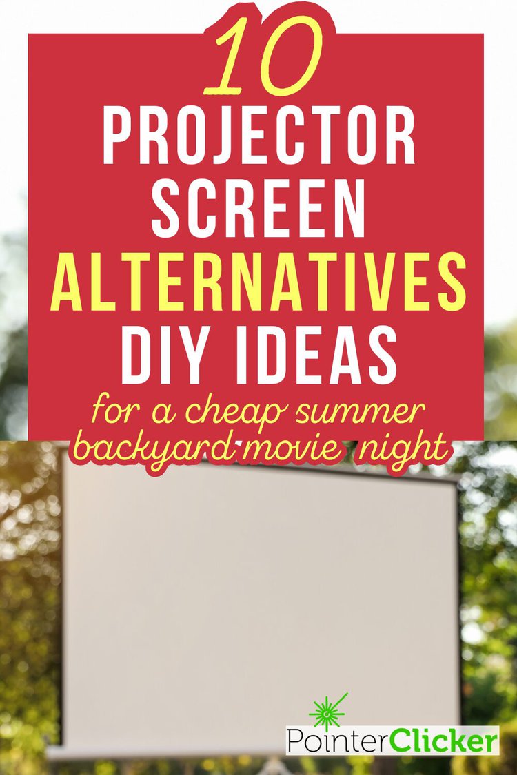 10 projector screen alternatives DIY ideas for your outdoor movie night this summer