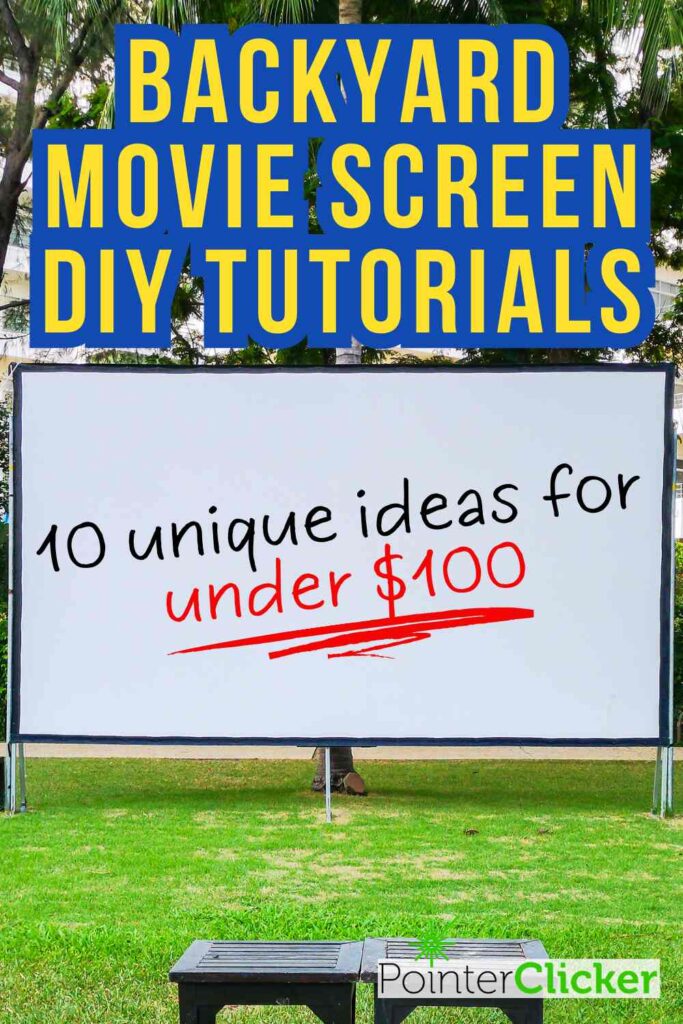 10 unique backyard movie screens DIY ideas for under $100