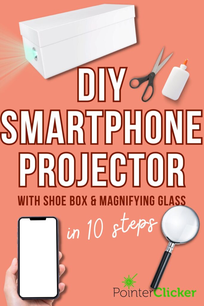 how to make homemade smartphone projector DIY