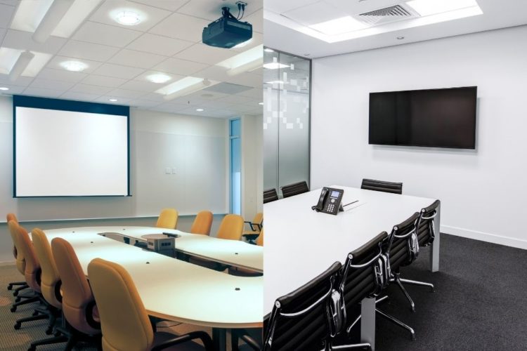 Conference Room Projector vs. TV: What Wins? - Pointer Clicker