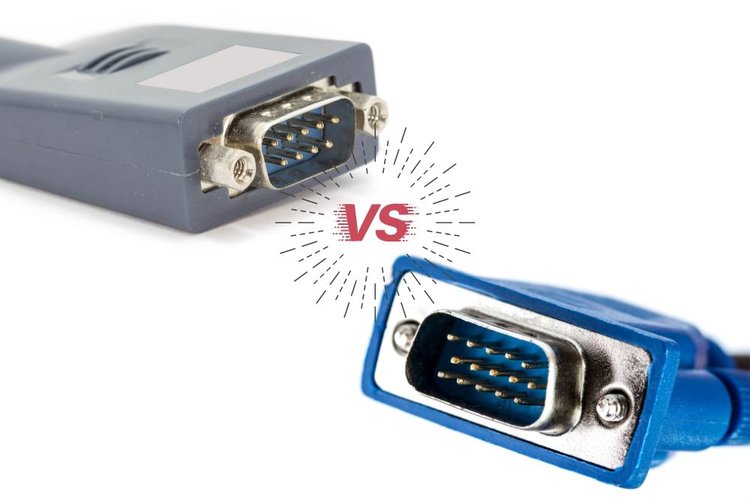 RS232- und VGA-Unterschiede
