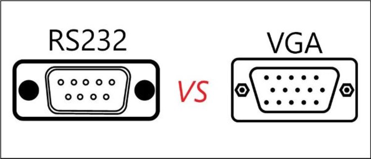 RS232 vs VGA