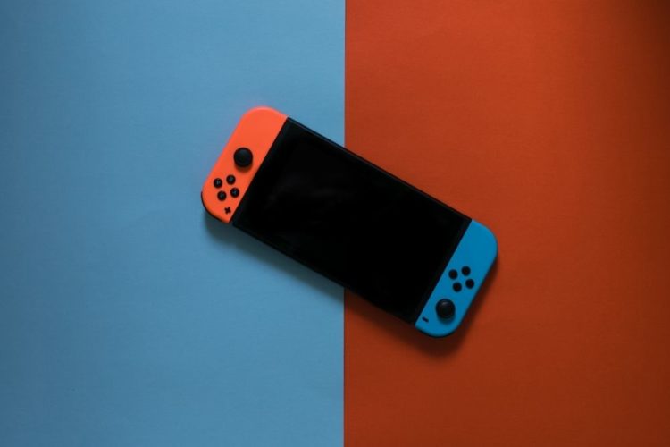 a Nintendo Switch game console