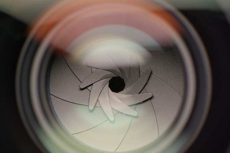 auto iris wheel-like aperture camera lens