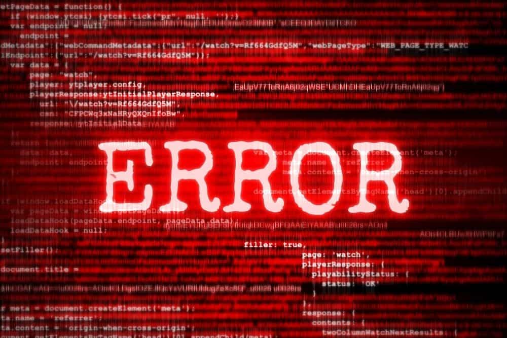 error of auto iris
