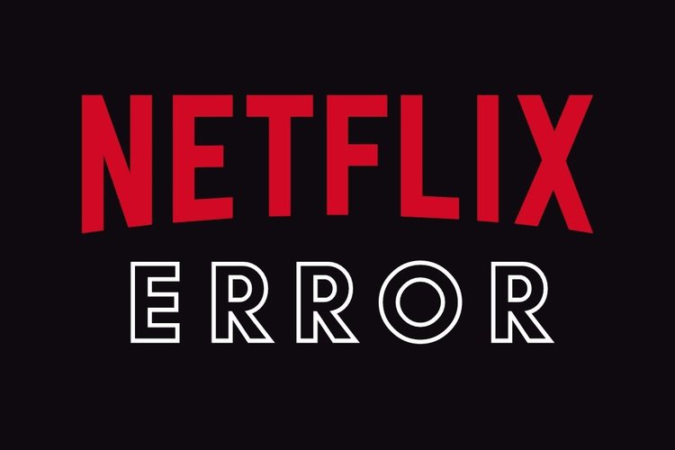 Netflix-Fehler auf einem Projektor