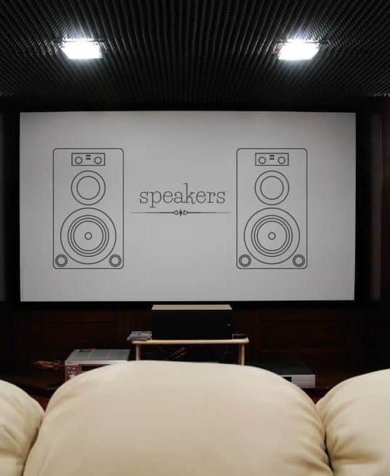 Speakers Behind Projector Screens Is That A Good Idea? Pointer Clicker