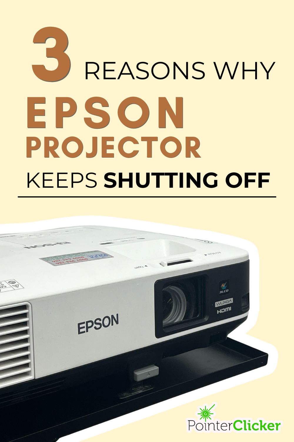 3 reasons why epson projector keeps shutting off