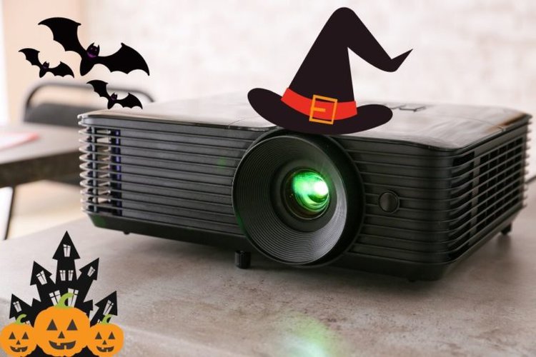 halloween 3d projector