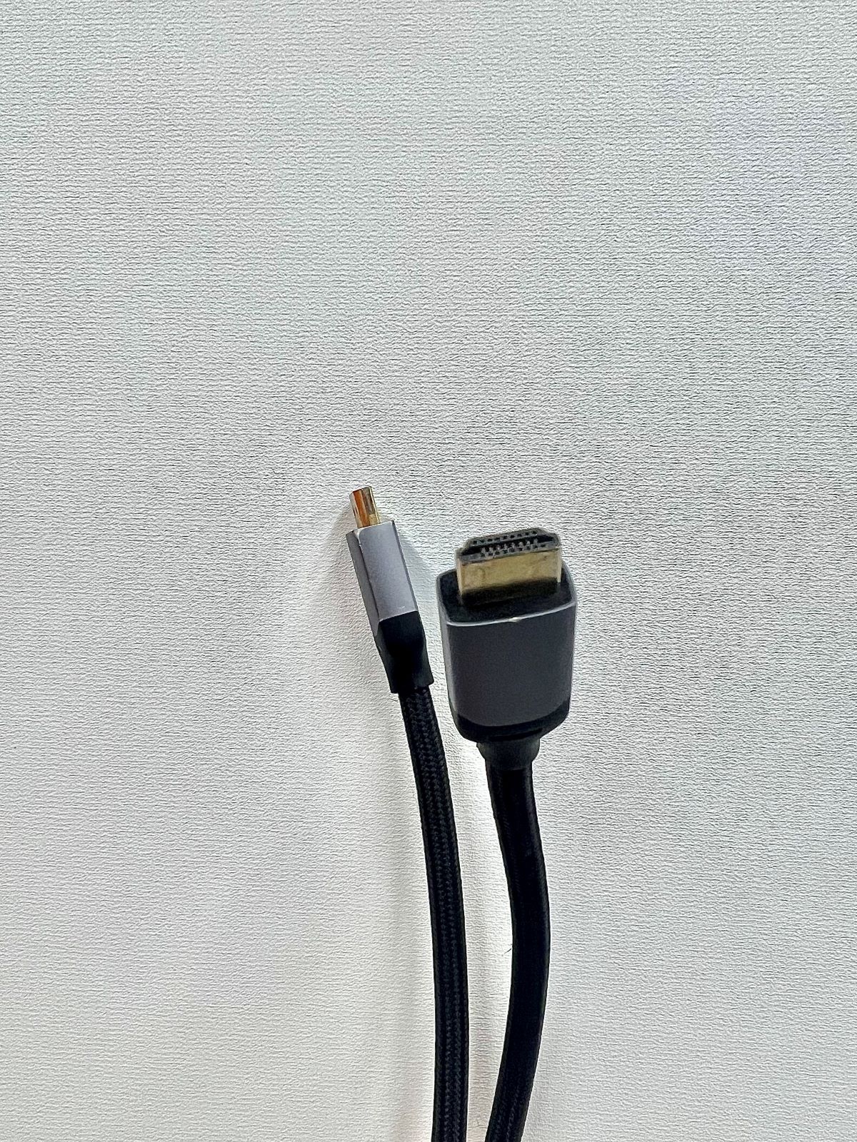 hdmi cable with a white background