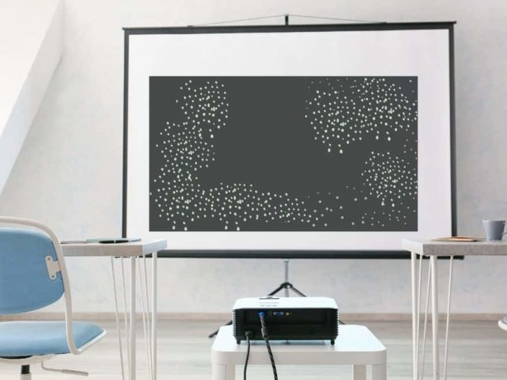 How Do You Fix White Dots On a Projector Screen?