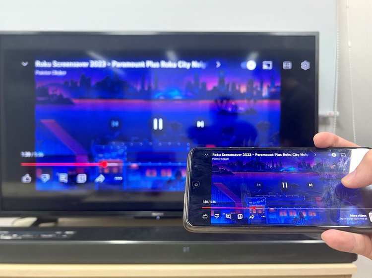 mirror a smartphone onto a tv