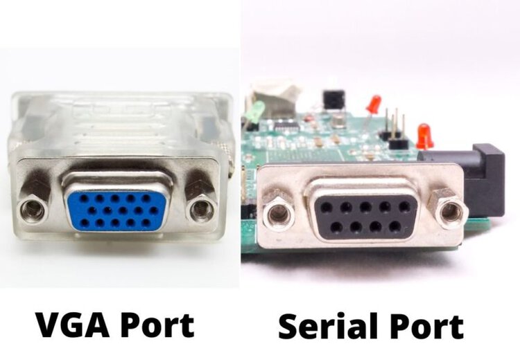 Vga как com port