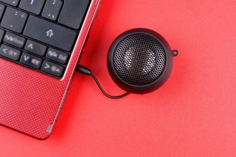 Connect speaker with computer