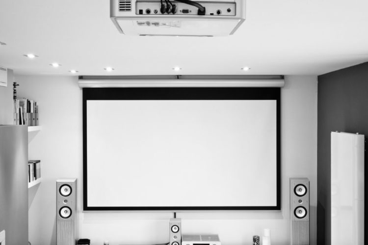 projector audio setup