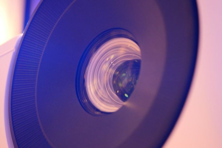 micro lens in a digital projector 4k