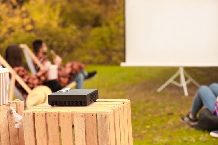 An outdoor Projector