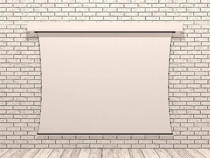 How to Attach a Projector Screen to a Brick Wall? (for Outdoor Use)