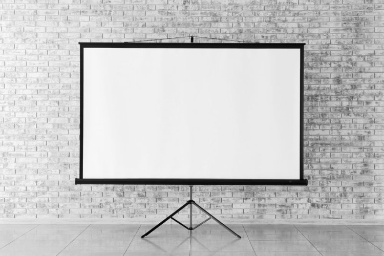 tripod projector screen