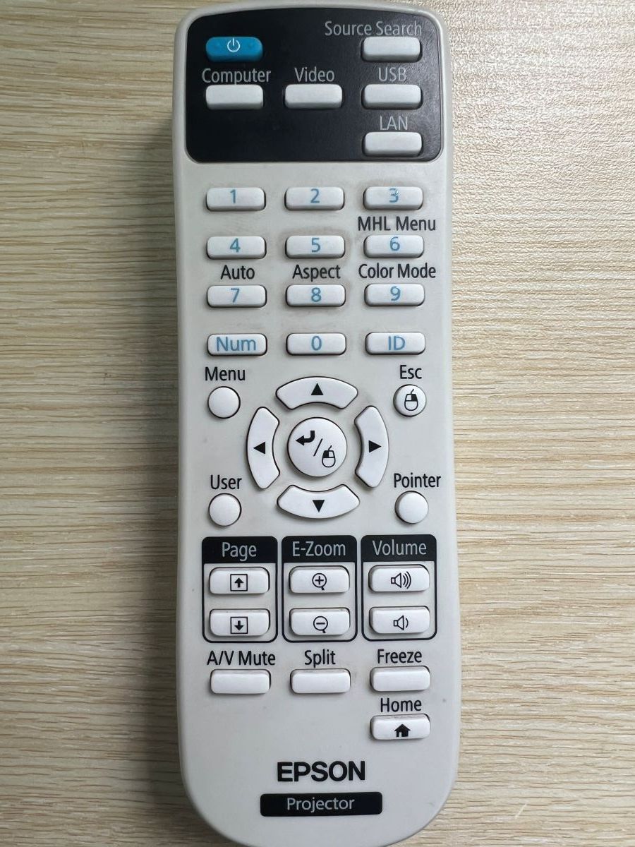 A remote from Epson projector