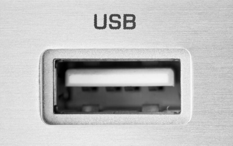 a usb port