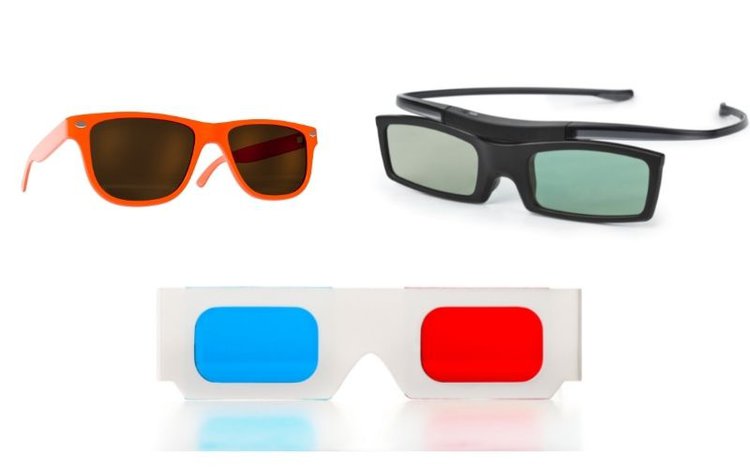 types of 3D glasses