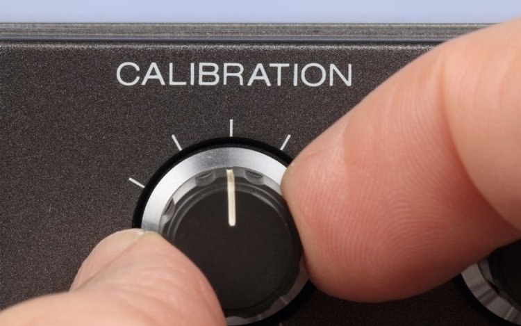 Calibration button
