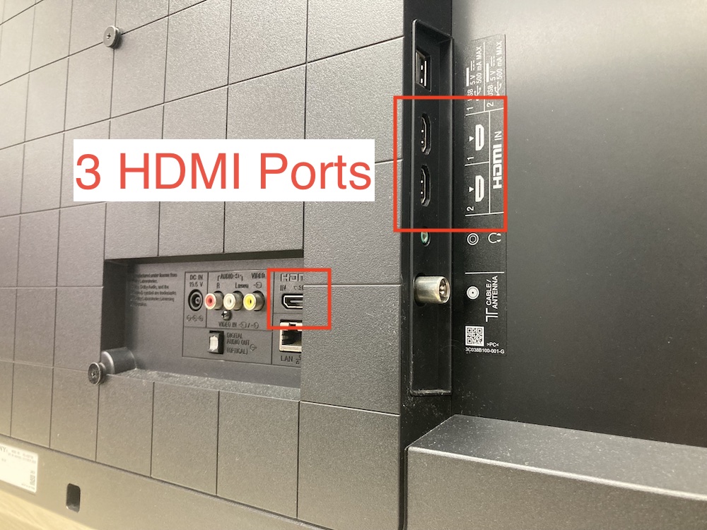 HDMI Ports on Sony Bravia TVs: Where & How Many Are They ...