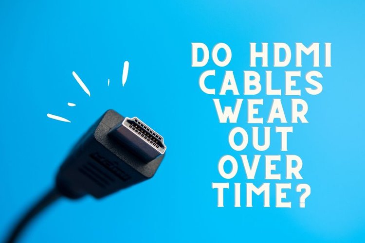 A HDMI cable with a title