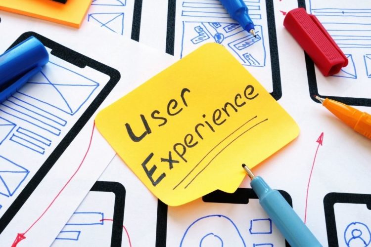 A note with user experience word