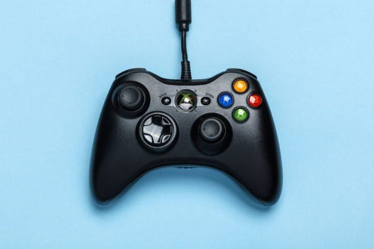 Schwarzer Xbox-Gamecontroller