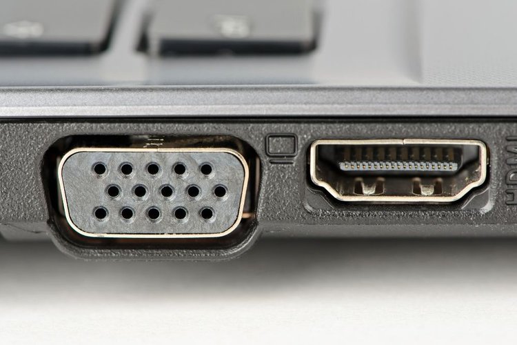 HDMI and DisplayPort on laptop