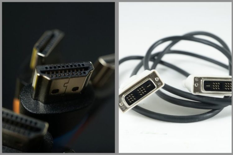 HDMI cables and DVI cable