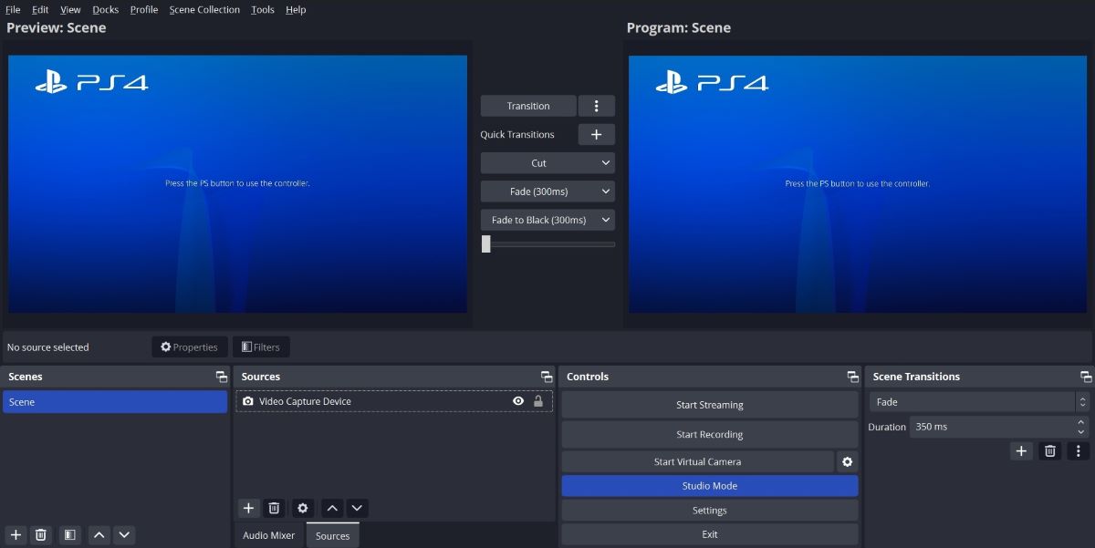 The PS4 is successfully stream on OBS app
