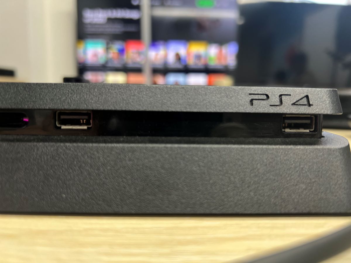 The USB ports on PS4 Slim