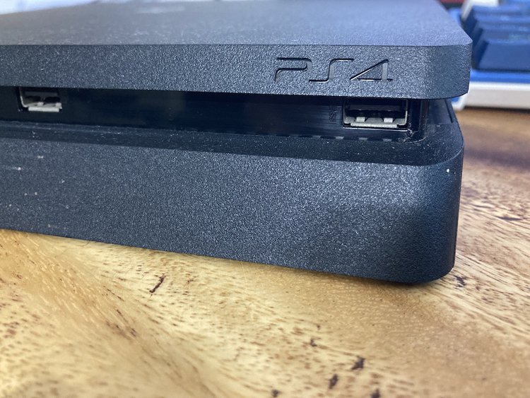 Two USB ports on a PS4