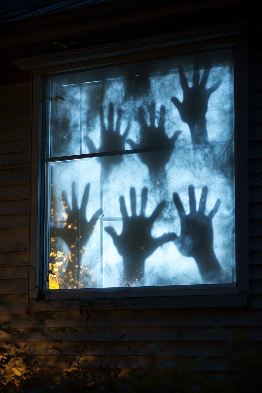 halloween projector setup idea