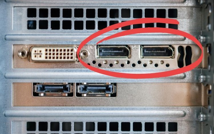 DVI, Display ports on PC
