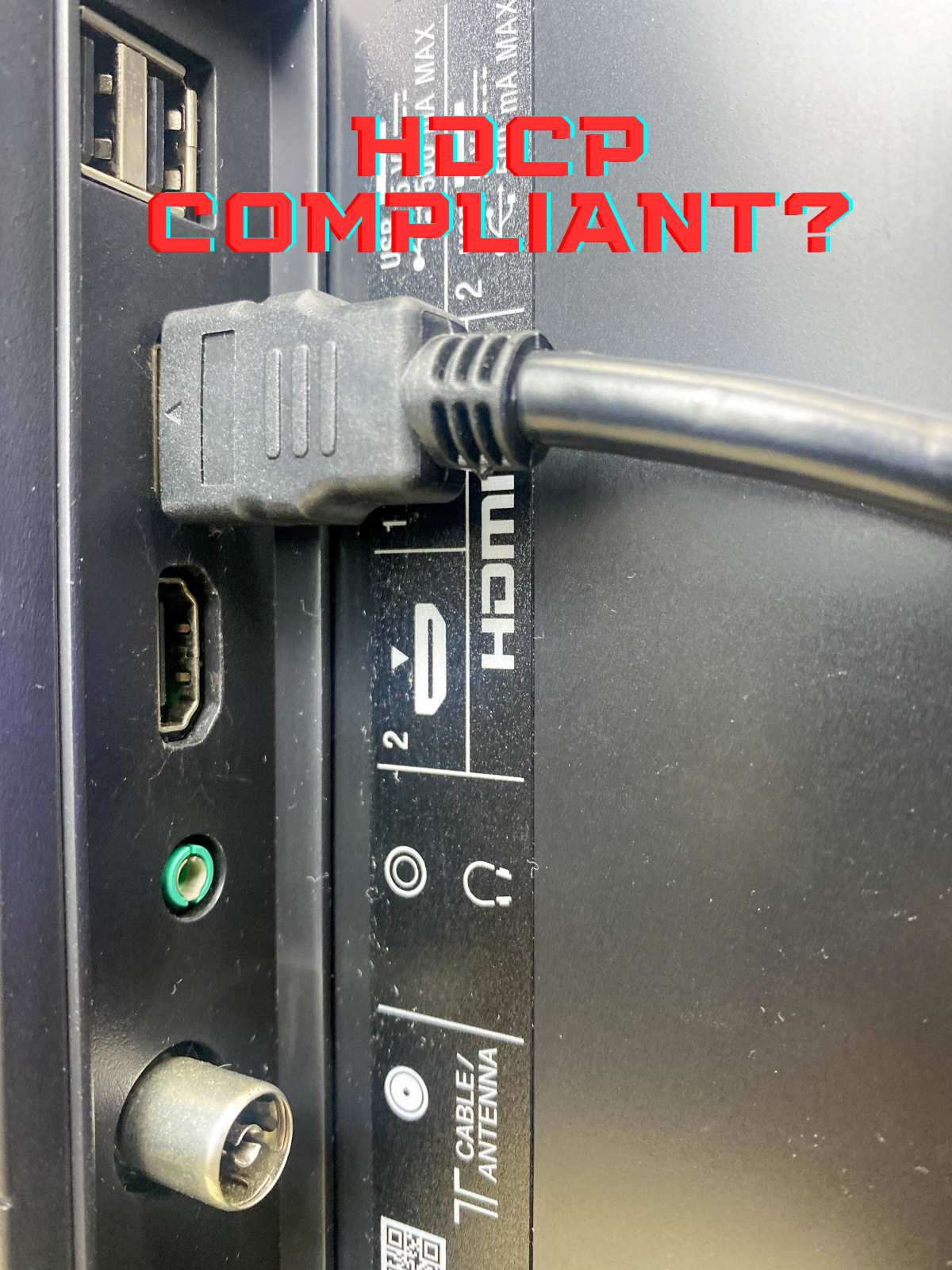 Does an HDMI cable need to be HDCP-compliant