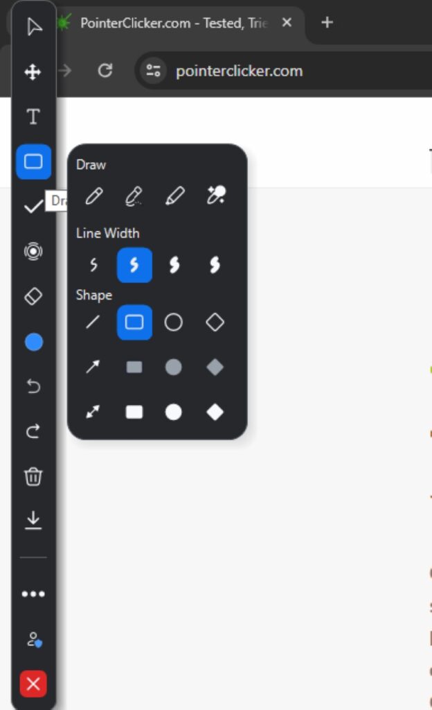 how to use pointer in zoom presentation