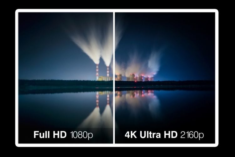 Full HD 1080p vs 4K Ultra HD 2160p
