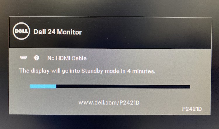 computer monitor hdmi no signal