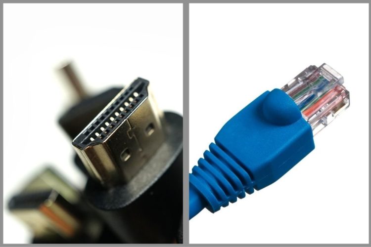 HDMI-Kabel vs. Ethernet-Kabel