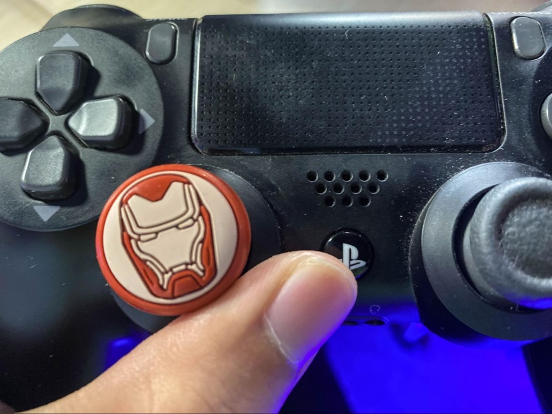 press the PS button on a PS4 controller