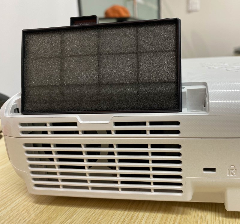 the Air Filter in the Epson projector