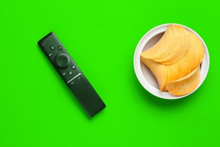 A remote control with chips