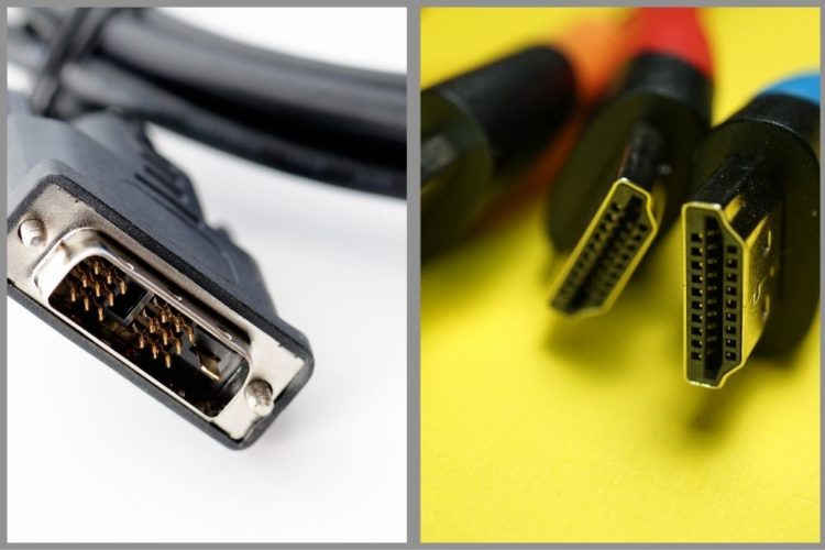 DVI cables and HDMI cables