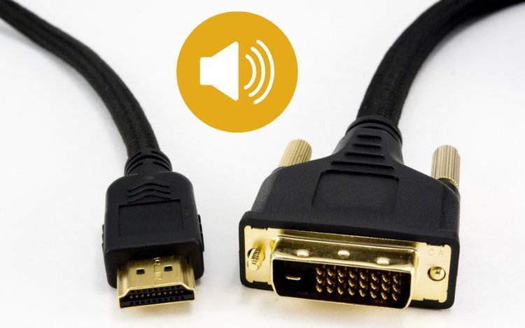 DVI to HDMi adapter might carry audio